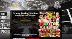 Desktop Screenshot of patongboxingstadium.com